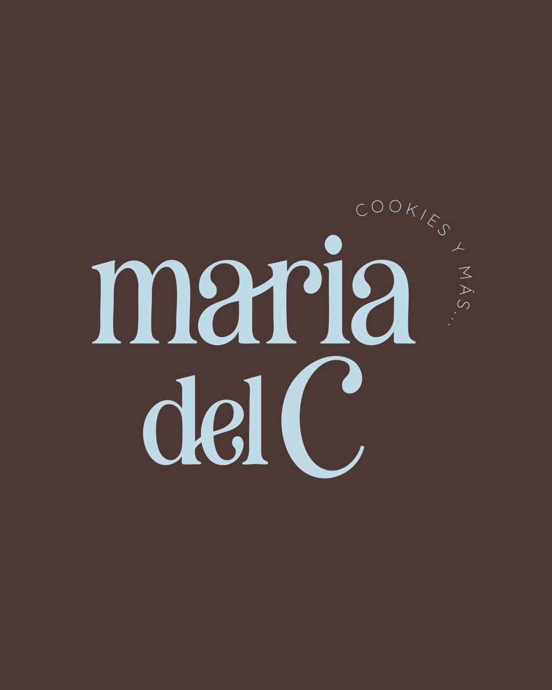 Soportes de packaging de María del C. Cookies, con formas y relieves personalizados